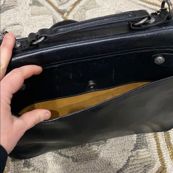 💕Patricia Nash black leather large crossbody bag - Picture 8 of 16